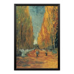 Quadro Avenida de Álamos no Outono – Van Gogh