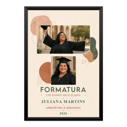Quadro Personalizado Formatura Sonho Realizado